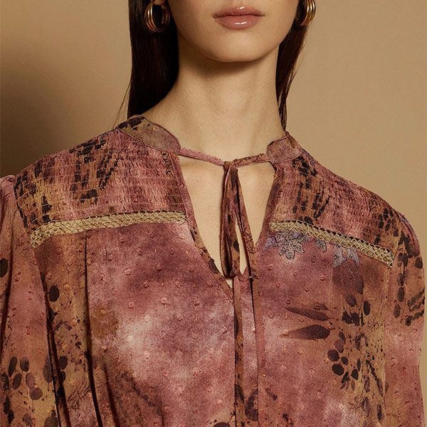 Vestido Estampado Ikat