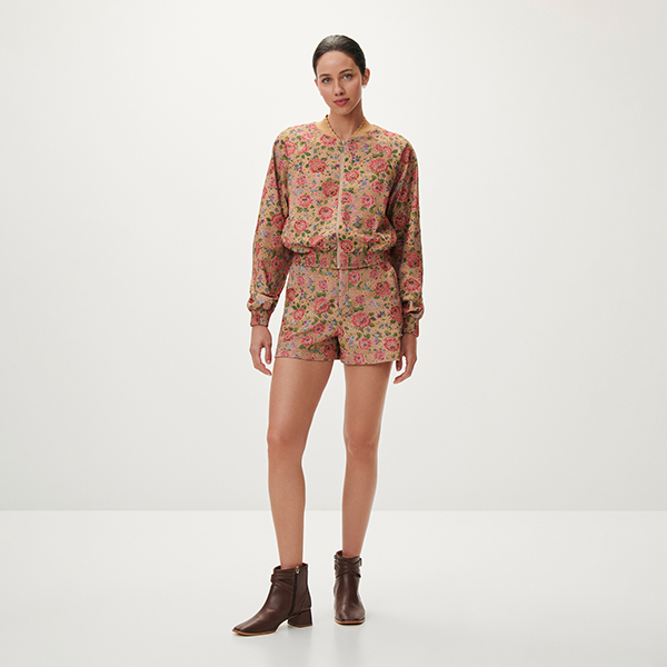 Bomber Felpa Jacquard