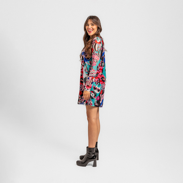 03 VESTIDO CAMISETA PLANET DISCO