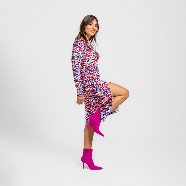 Vestido Drapeado Dancing Queen