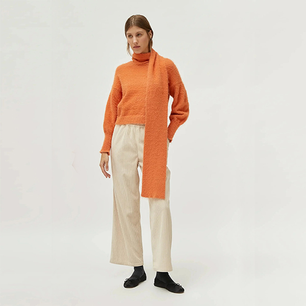 Bufanda Textura Naranja