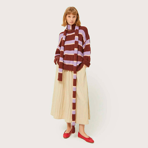 Bufanda Rayas Marrones