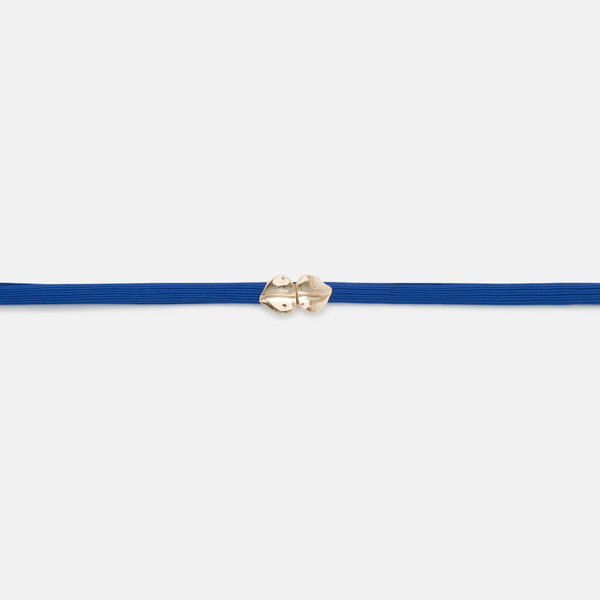 Cinturón Hojas Azul