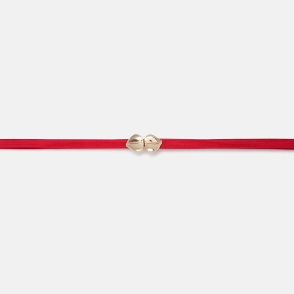 Cinturón Hojas Rojo