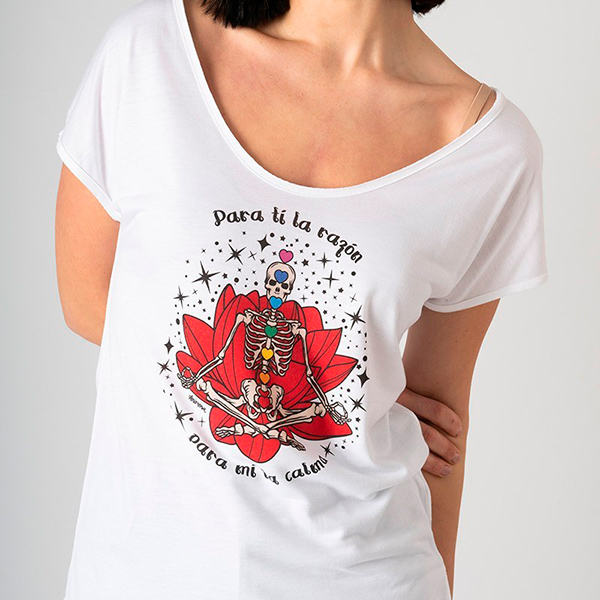 Camiseta Chakras Esqueleto
