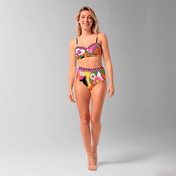 Braga Alta Bikini Floreciendo