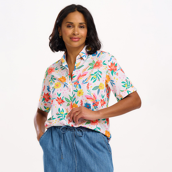 Camisa Andromeda Tropical Hummingbird
