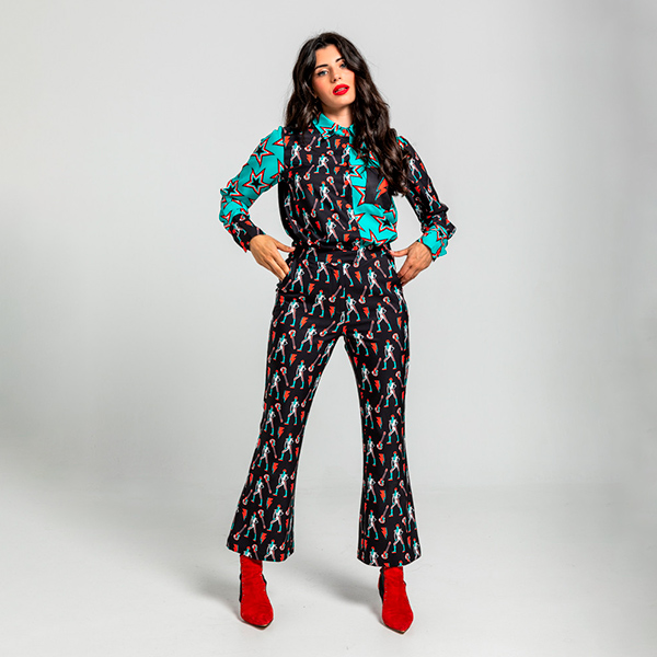 Camisa-Combinada-Estrellas-Bowie