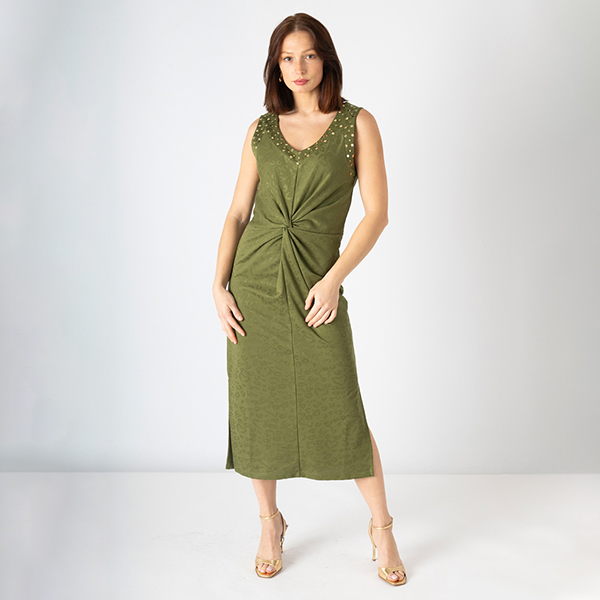 Vestido-Gueparda-Verde