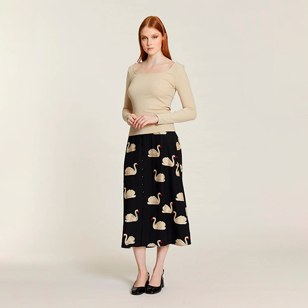 Camiseta-Bailarina-Canalé-Crema