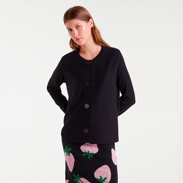 Cárdigan-Punto-Negro