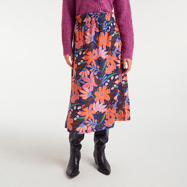 Falda-Midi-Crepé-Tigerlily