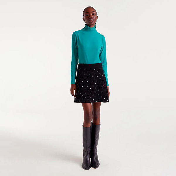 Falda-Mini-Punto-Black-