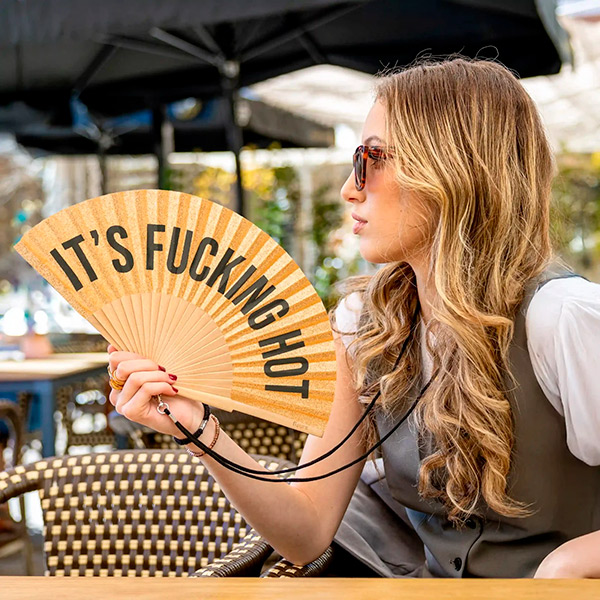 Abanico Purpurina Fucking Hot