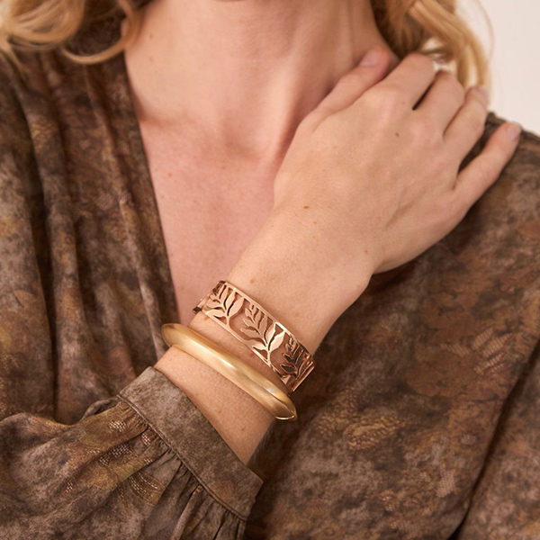 Brazalete-Forma-de-Hojas