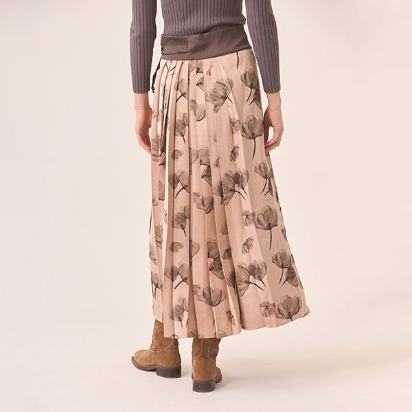 Falda-Larga-Cruzada-Plisada