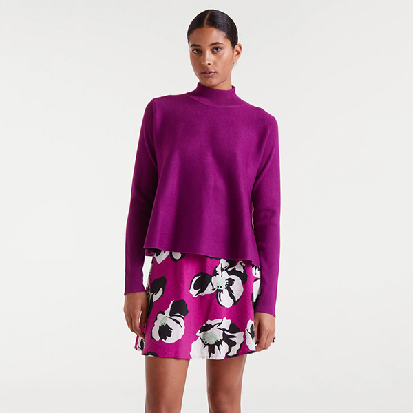 Jersey-Evasé-Magenta