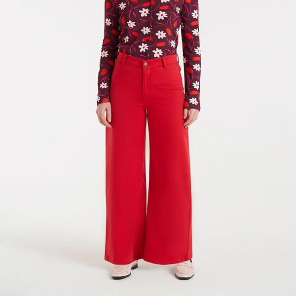 Pantalón-Vaquero-Rojo