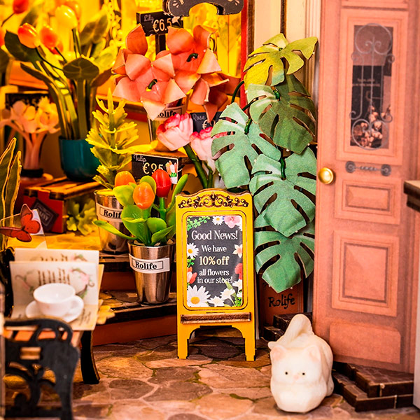 Sujetalibros Floral Corner