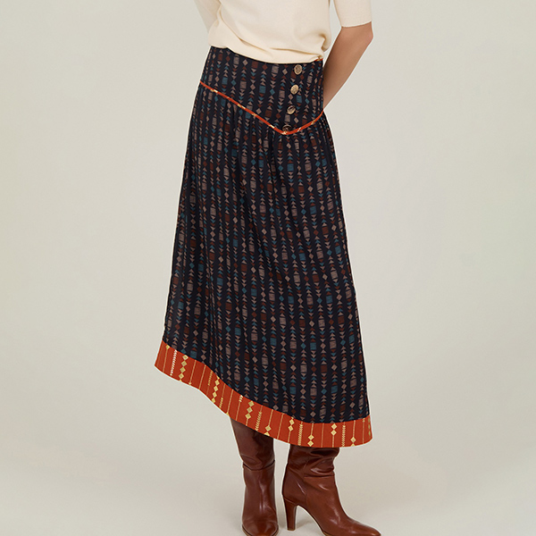 Falda Asimétrica Steel