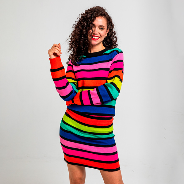 Falda-Punto-Garabatos-Robots