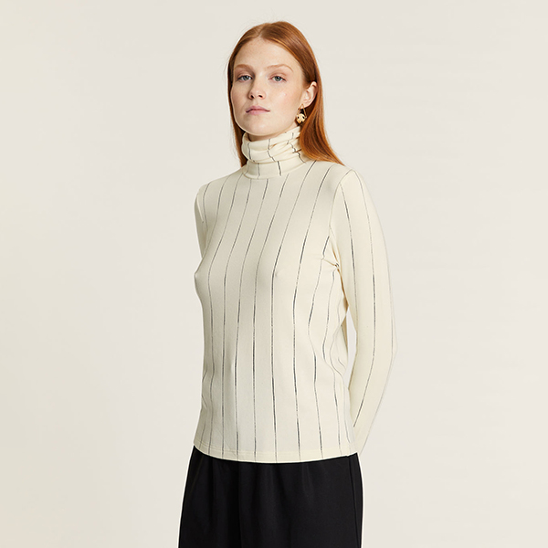 Jersey-Cuello-Alto-Microrayas