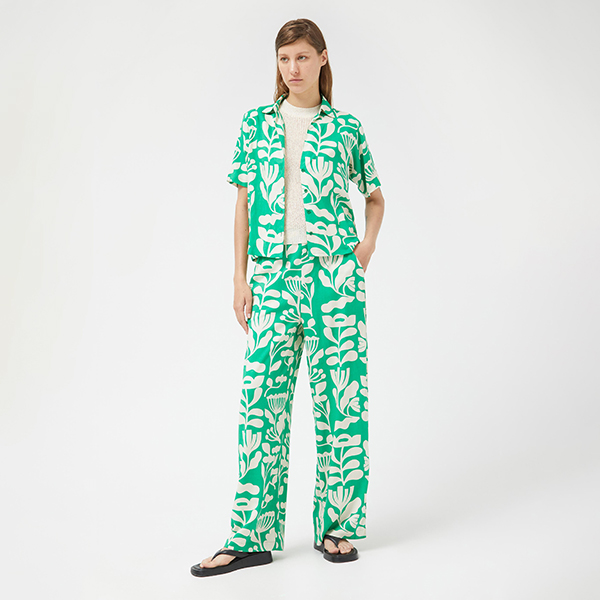 Pantalón Flowers Green