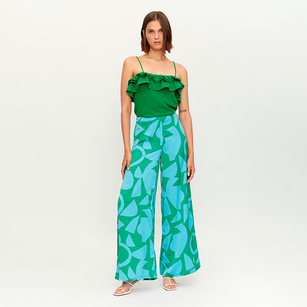 Pantalón Geo Verde