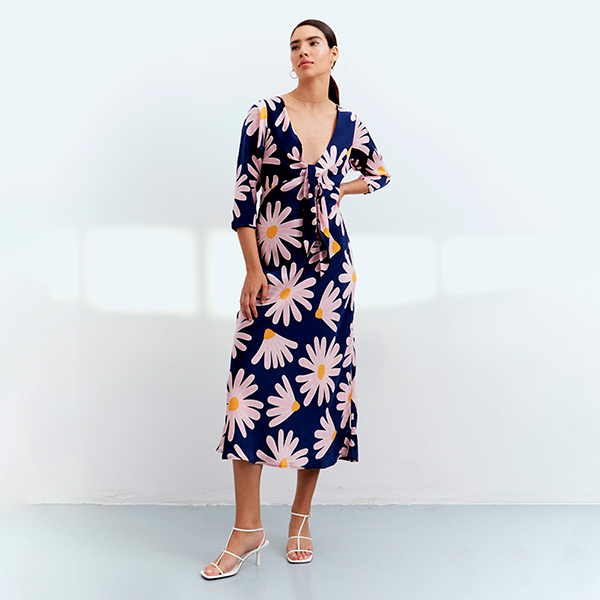 Vestido Midi Flowers
