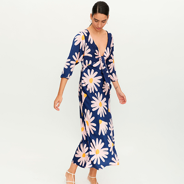 Vestido Midi Flowers