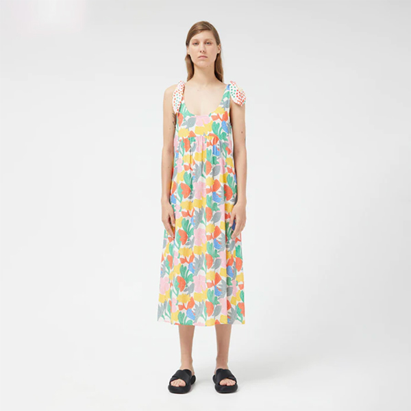 Vestido Midi Flowers Fantasía