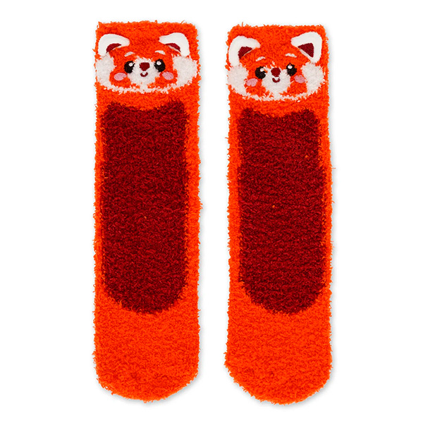 Calcetines-Antideslizantes-Panda-Rojo
