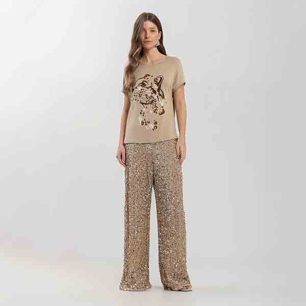 Camiseta Thirty Bege Century