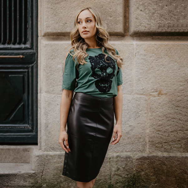 Camiseta-Verde-Calavera