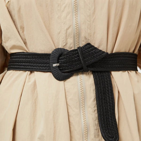 Cinturón Trenzado Negro