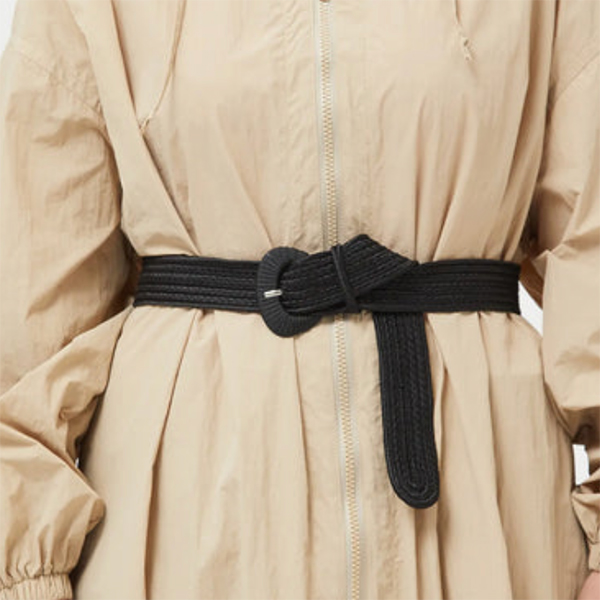 Cinturón Trenzado Negro