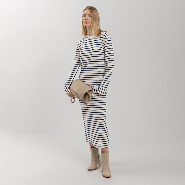 Sudadera Listra Branco Off White