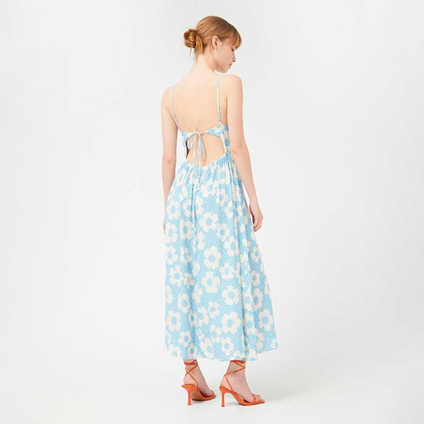 Vestido Largo Flower Box