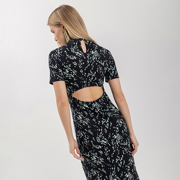 Vestido Moletom Lumine Preto