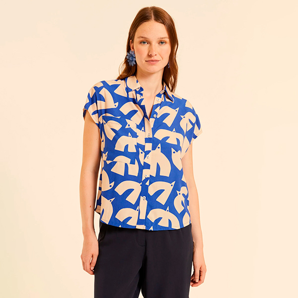 Camisa Blue Birds Azul