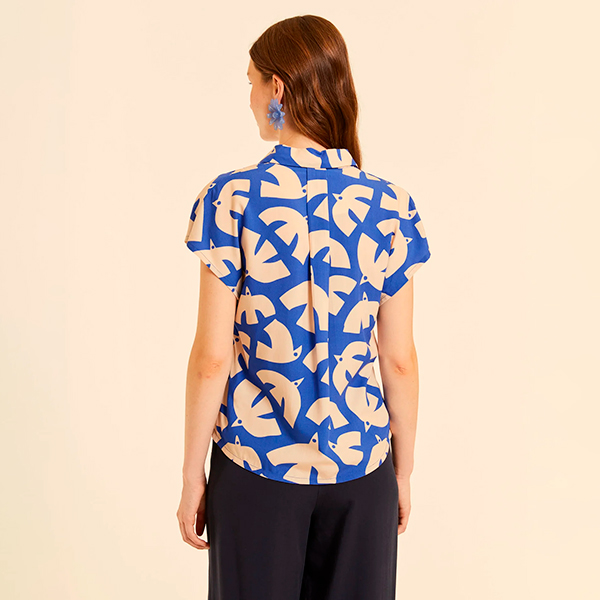 Camisa Blue Birds Azul
