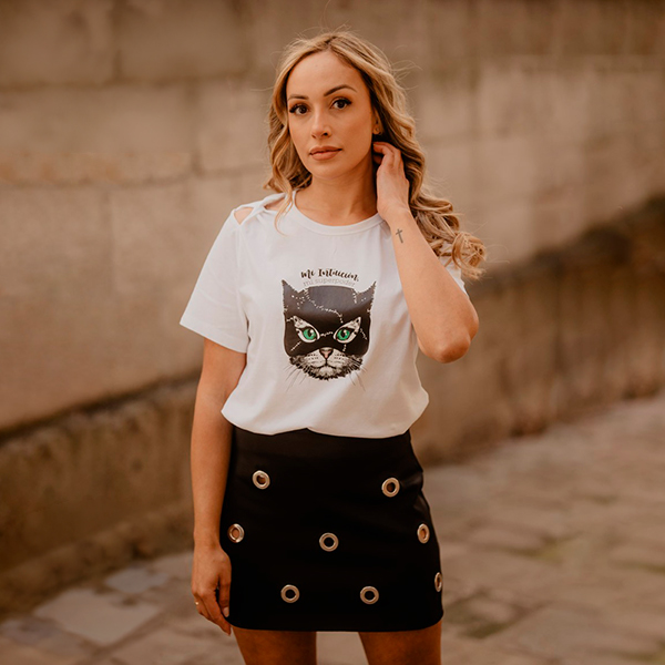 Camiseta-Gata-Intuición