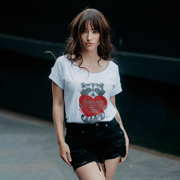 Camiseta-Mapache-Corazón