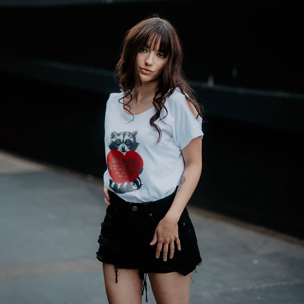 Camiseta-Mapache-Corazón