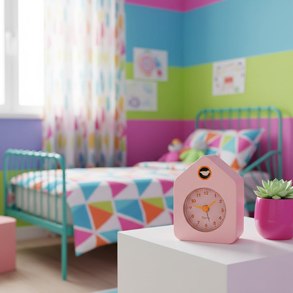 Reloj-Despertador-Casita-Rosa