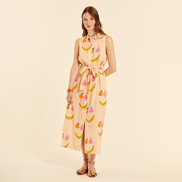 Vestido Abotonado Happy Fruits