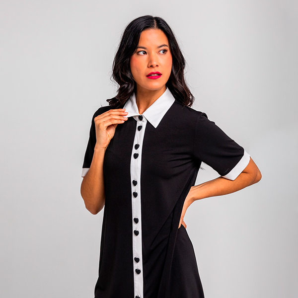 Vestido-corto-lady-Ying-Yang