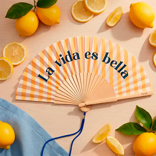 Abanico La vida es Bella