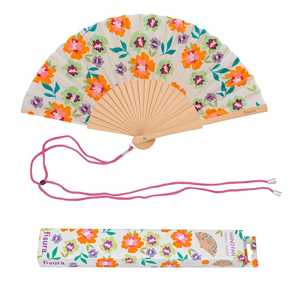 Abanico flores de jardin