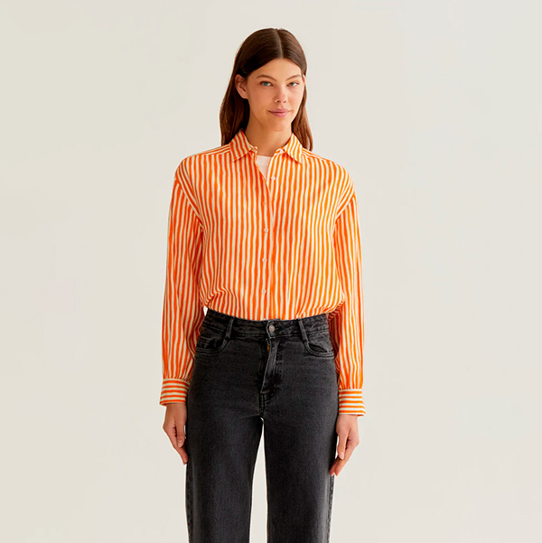 Camisa-estampado-Lavagna-Orange